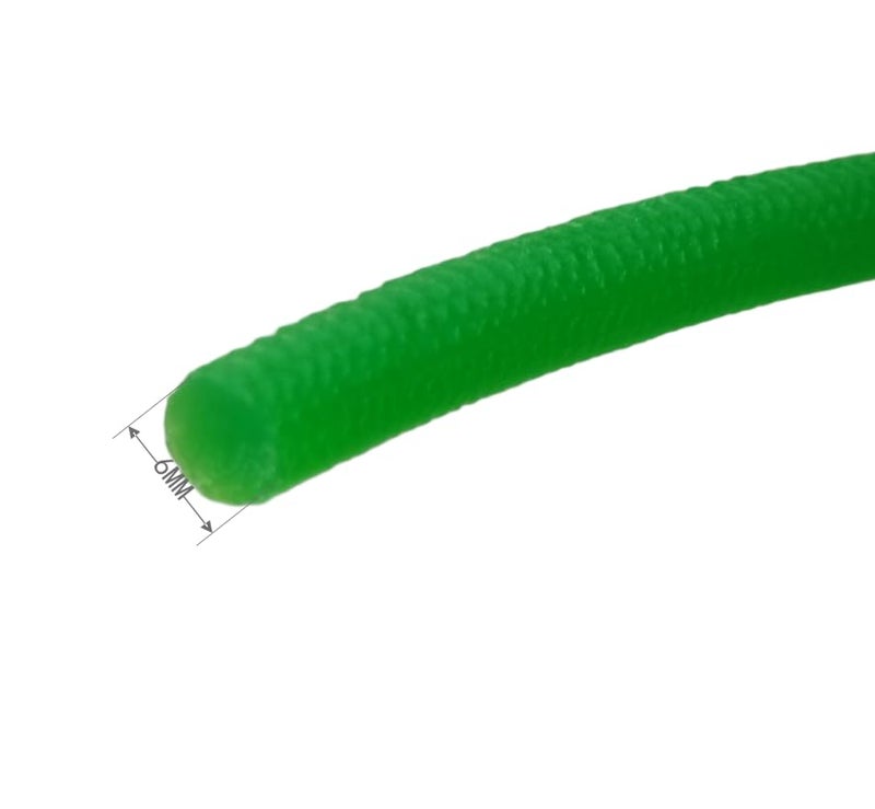 Zpcia PU Transmission Round Belt 16.4 Ft 6mm OD High-Performance Urethane Belting Green for Conveyor Bonding Machine Dryer - Image 2